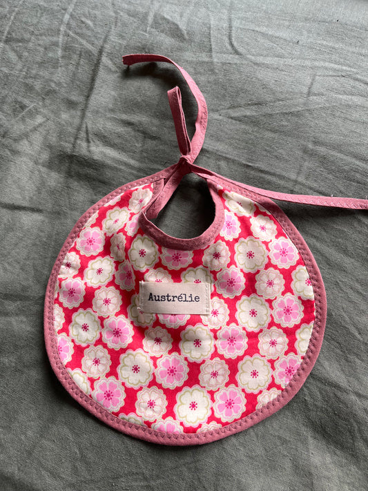 Bavoir en Liberty - Les prototypes