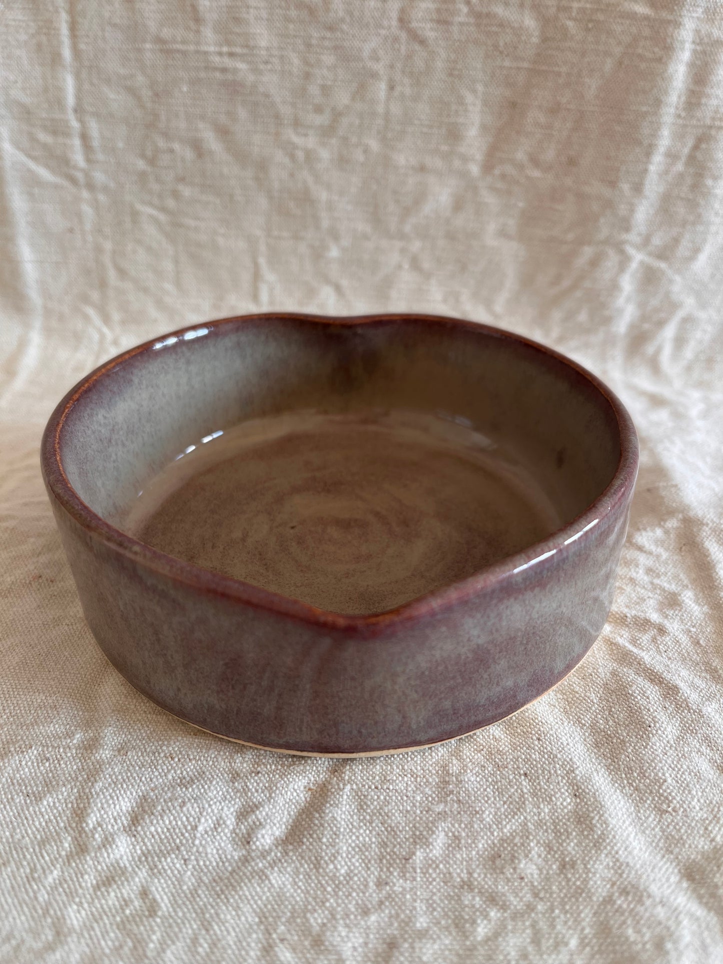 Coupelle cœur en grès